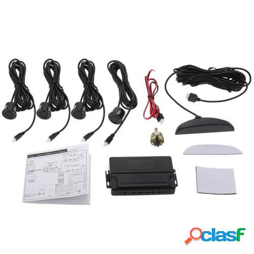 Kit de radar de estacionamiento automático de 4 sensores