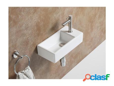 Lavabo VENTE UNIQUE Suspenso Eraval (Piedra - 10.5 x 40.5 x