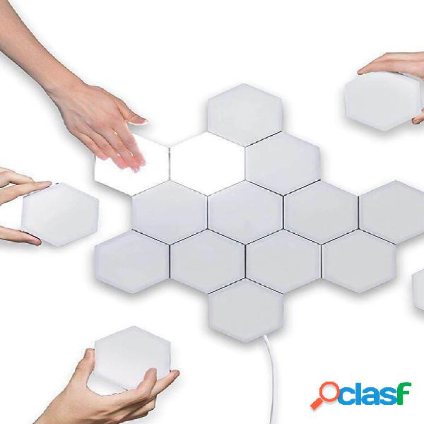 Lámpara de pared DIRIGIÓ cuántica hexagonal Modular Touch