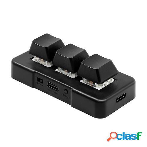 MK321U Mini teclado personalizado con cable de 3 teclas con
