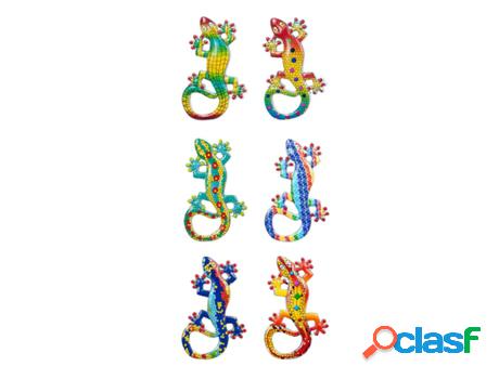 Magnético Lagarto 6 Diferentes Incluye 6 Unidades Regalo