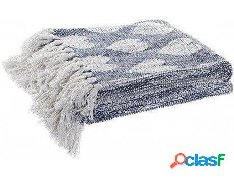 Mantas HOGAR Y MÁS Plaid Algodón Corazon (algodón)