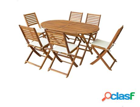 Mesa AKTIVE Garden (Madera - 150 x 89 x 74 cm)