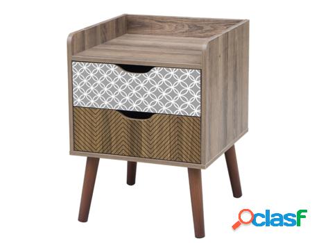 Mesita de Noche URBAN LIVING 16190 (Madera - 40x40x5 cm)
