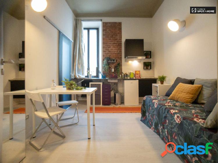 Moderno apartamento estudio en alquiler en Zona Solari.