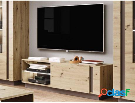 Mueble de TV VENTA-UNICA (Beis - Madera - 45.5 x 138.1 x 40