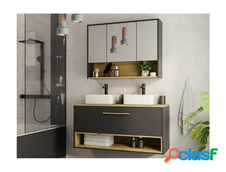 Mueble de baño VENTE UNIQUE Duplo Yangra (57 x 120 x 46 cm