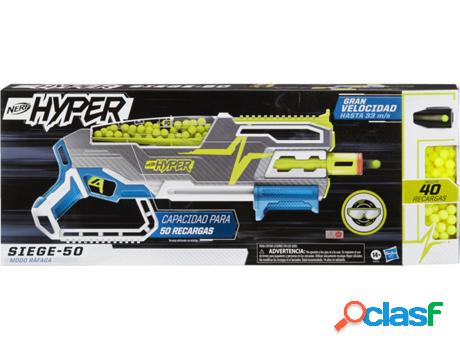 Nerfs HASBRO Nerf Hyper Siege-50 (Edad Minima: 14 años)