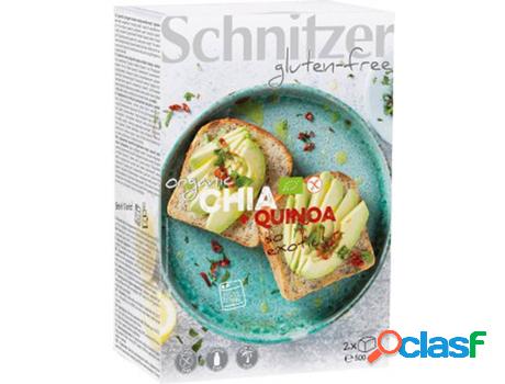 Pan de Molde de Chía y Quinoa Sin Gluten SCHNITZER (500 g)