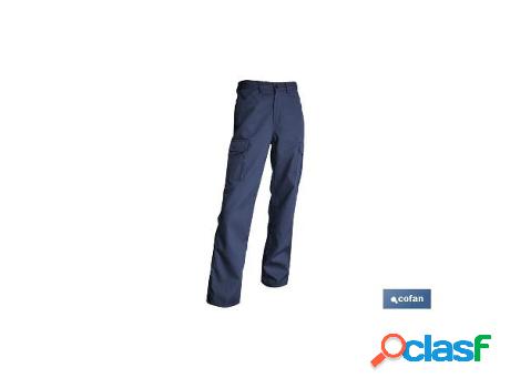 Pantalon trabajo servet 245 gms/m azul marino t-40