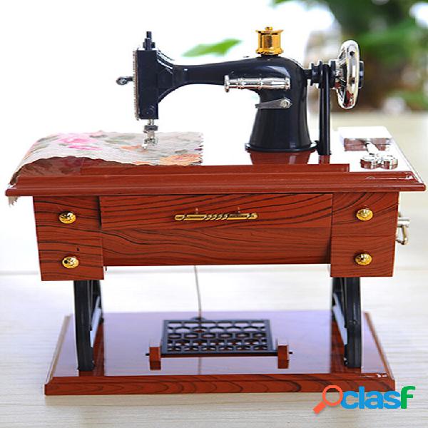 Para Elise Music Caja, máquina de coser clásica,