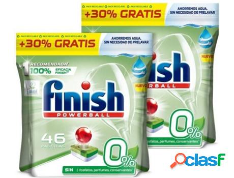 Pastillas para el Lavavajillas FINISH Powerball 0% (46