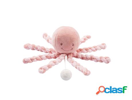 Peluche NATTOU (Polyester - Rosa - 23 x 23 x 8 cm)