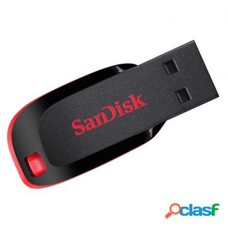 Pendrive 128gb sandisk cruzer blade usb 2.0