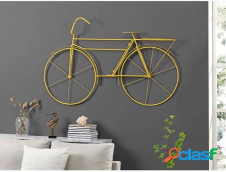 Pieza Decorativa OZAIA (Amarillo - Metal - 85x135x14 cm)