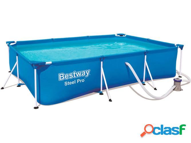 Piscina Tubular BESTWAY Deluxe Splash Azul (300x201x66cm)