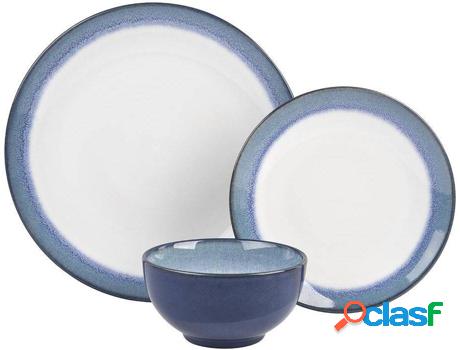 Platos SIA Sia (Azul, Beis - Piedra - 35x38x32.5 cm)