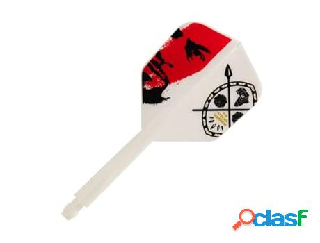 Plumas de Dardos CONDOR DARTS (Blanco - 21.5)