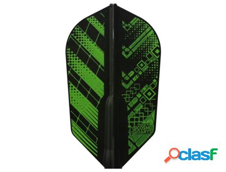 Plumas de Dardos COSMO DARTS (Verde)