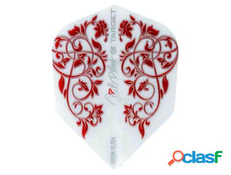 Plumas de Dardos TARGET DARTS (Blanco)