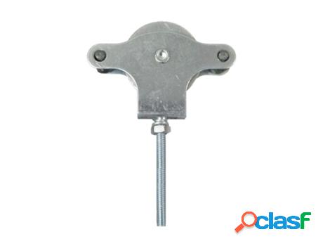 Polea tendedero wolfpack zincado 60 mm. roldana metal con