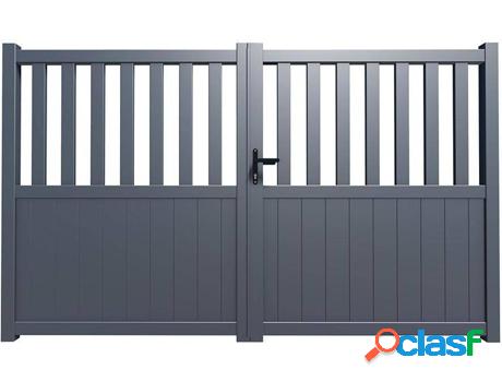 Portal VENTE UNIQUE Bartos (133 x 334 x 4.5 cm - Gris)