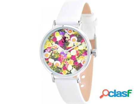 Reloj SC_CRYSTAL Cristales (bañado a rodio - Blanco)