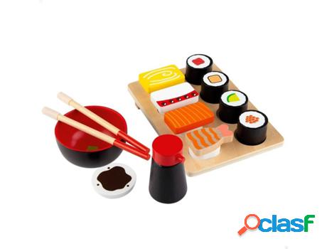 Set Sushi WOOMAX de Madera (2 años - No se aplica)