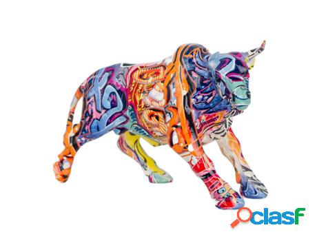 Signes Grimalt - Figura Toro Multicolor de Resina | Figura