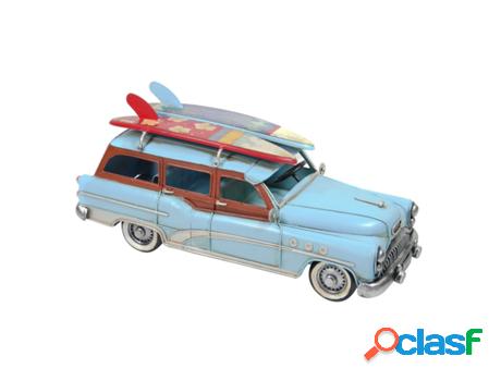 Signes Grimalt - Figura coche Surf Beach Azul de Hojalata Y