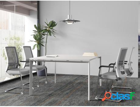 Silla Operativa VENTE-UNIQUE (Tela - Gris - 102x58x51.5 cm)