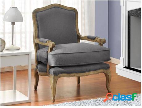 Sillón VENTE UNIQUE (Gris - Tejido - 96x73x67 cm)