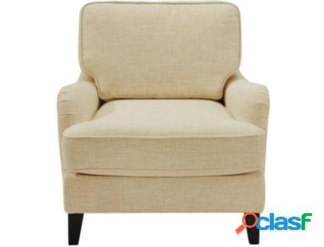 Sillón VENTE UNIQUE Moanda (Beis - Tejido - 86x80x90 cm)