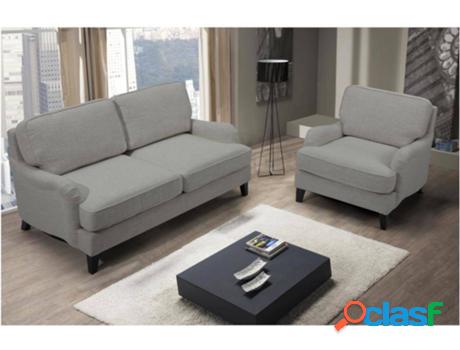 Sillón VENTE UNIQUE Moanda (Gris - Tejido - 86x80x90 cm)