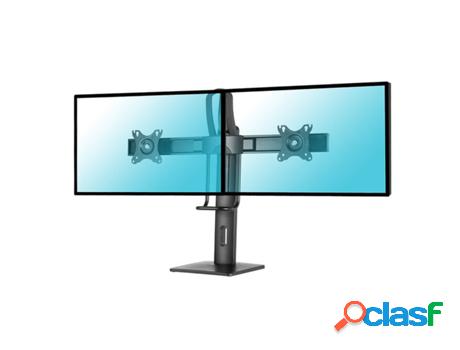 Soporte de mesa con muelle de regulación para 2 PC