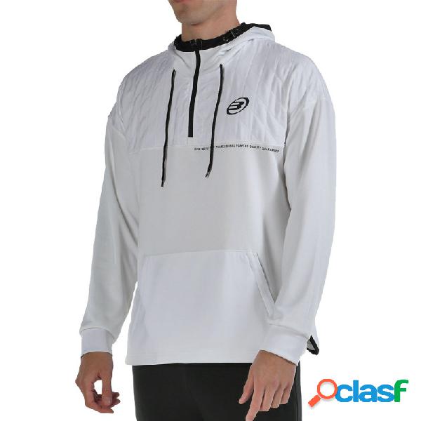 Sudadera bullpadel izote blanca s