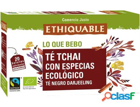 Té Tchai Con Especias Bio ETHIQUABLE (20 Bolsitas Infusoras