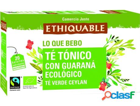 Té Verde Tónico Con Guaraná Eco ETHIQUABLE (20 Unidades)