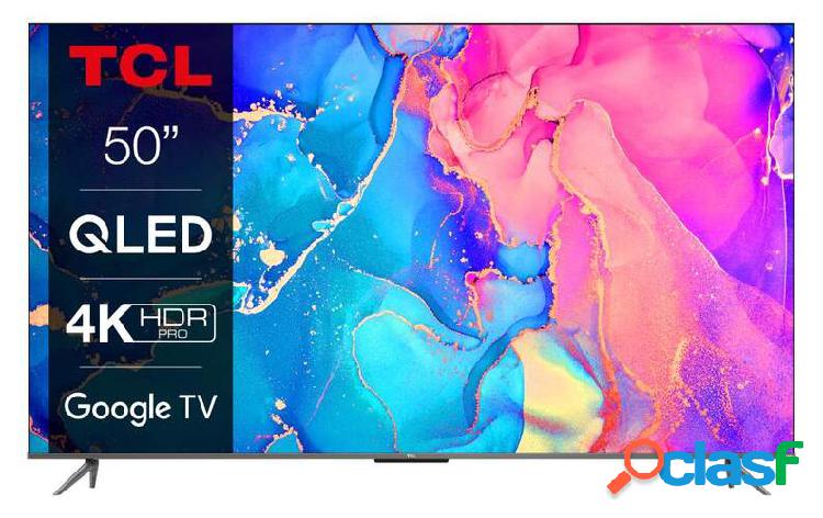 TV 50" TCL 50C631 QLED - 4K, Google TV, HDR10+, Dolby