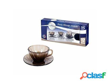 Tazas con plato beau rivage creole 18 cl estuche 6