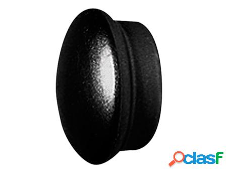 Terminal forja tapon ø 20 mm. negro juego 2 piezas