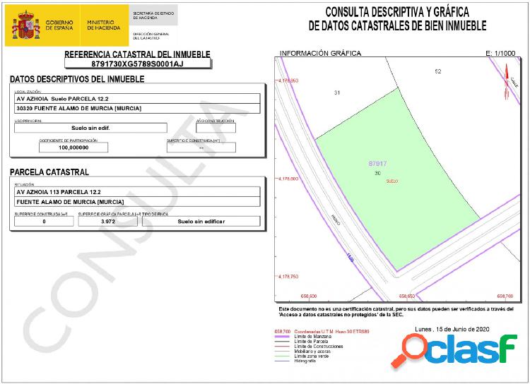 Terreno en venta en HACIENDA DEL \xc3\x81LAMO