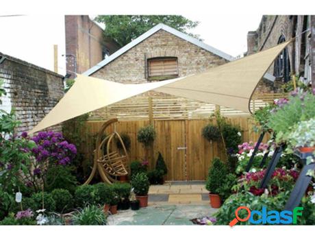 Toldo de Vela Cuadrado PEREL Gss4360 Crema (3,6 m)