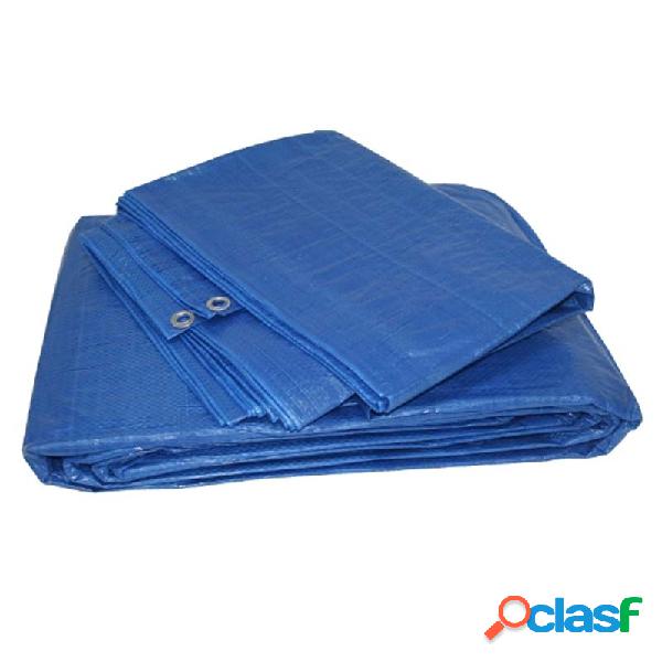 Toldo polietileno 10 x 15 m standard 90 gr azul y verde