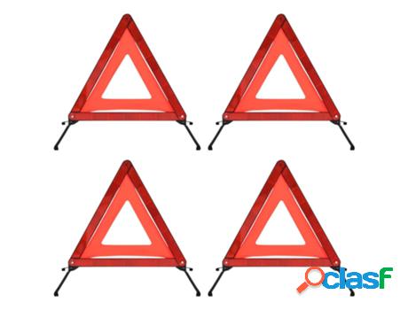 Triángulo De Señalización De Emergencia 4 Piezas