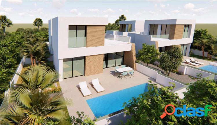 Villas de obra nueva con piscina en Benijofar
