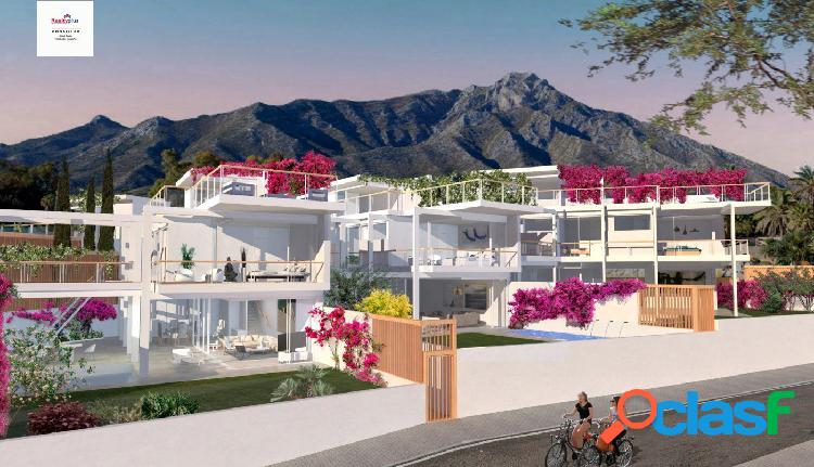 Villas urbanas en Marbella con magnificas vistas al mar.