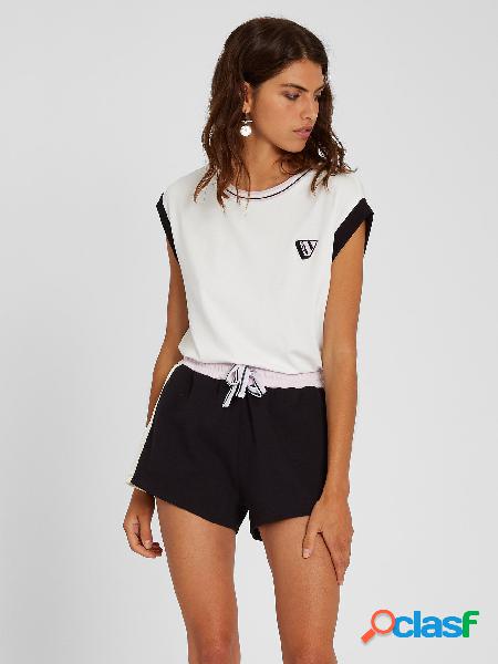 Volcom Top de punto Siiya - White