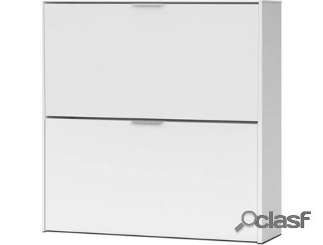 Zapatero HABITDESIGN Basic (Blanco - Melamina - 75 x 76 x 22