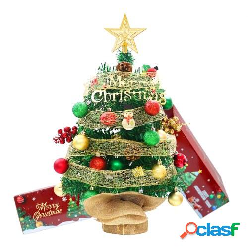 Árbol de Navidad de mesa LED de 1.5 pies con luces de